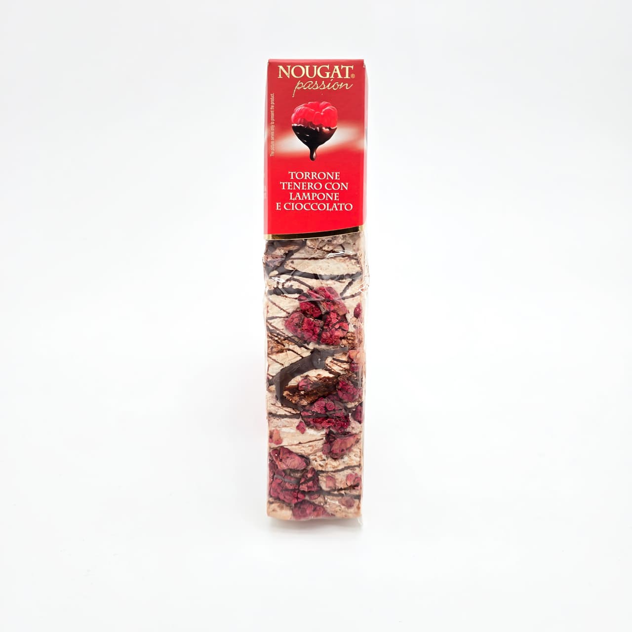 Nougat fin cu zmeura si ciocolata neagra 100g