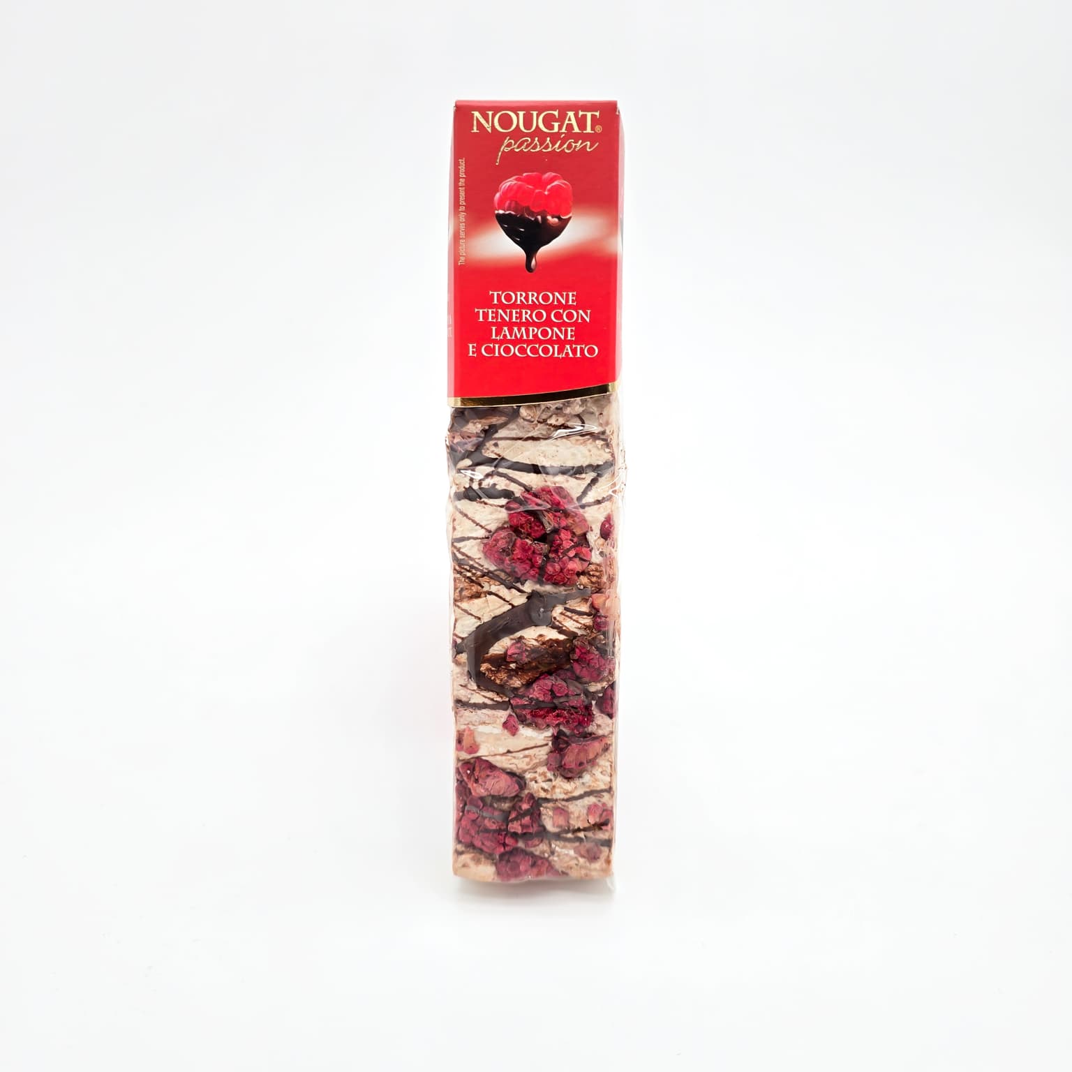 Nougat fin cu zmeura si ciocolata neagra 100g
